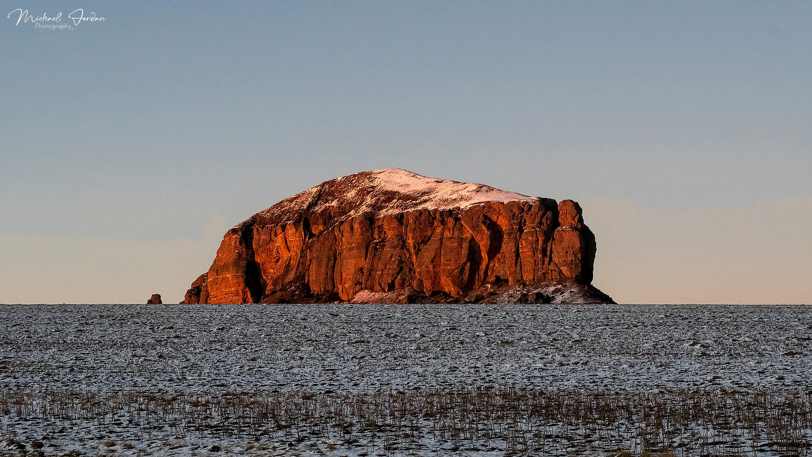 Snow Cover Mountains, Montrose Rest Stop